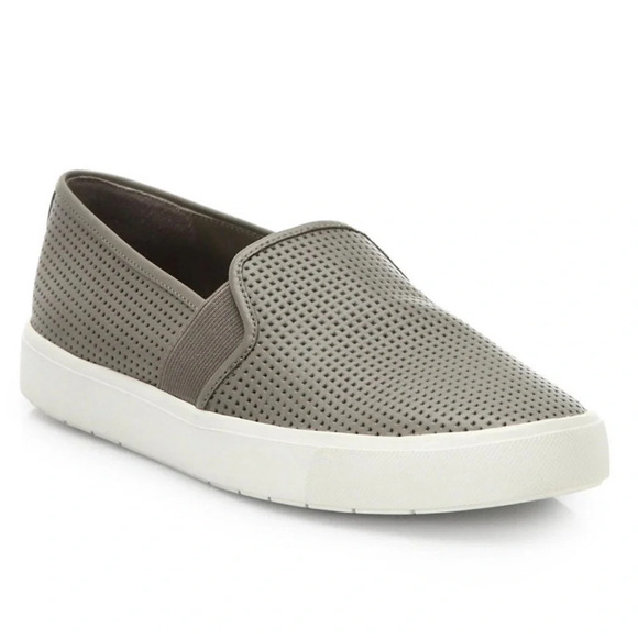 Vince. Blair Perforated Leather Slip-On Sneakers - Picture 1 of 6